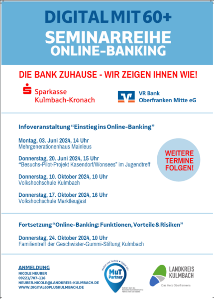 Einladung zur Seminarreihe 
Online-Banking